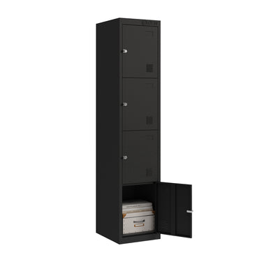 LOCKER METALICO 4 PUERTAS