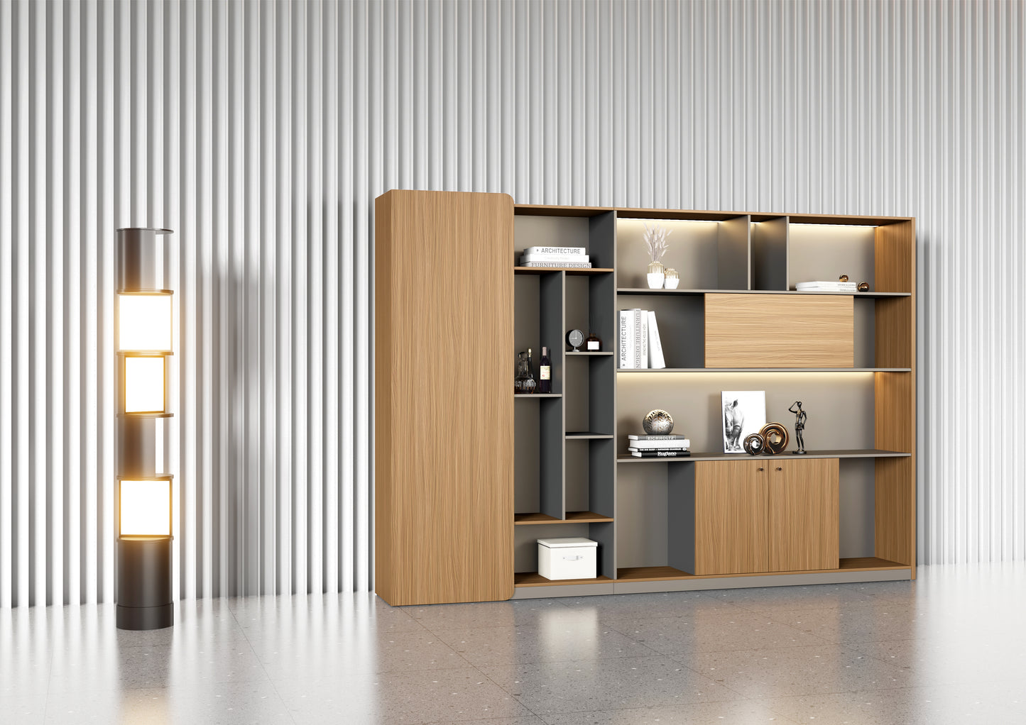 LIBRERO DE 2.80 MODELO FFN-428