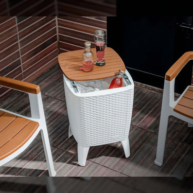 Mesa Taburete Con Cooler Integrado