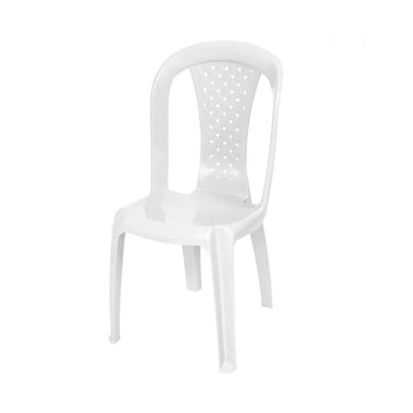 Silla clásica sin brazos para jardín y exteriores