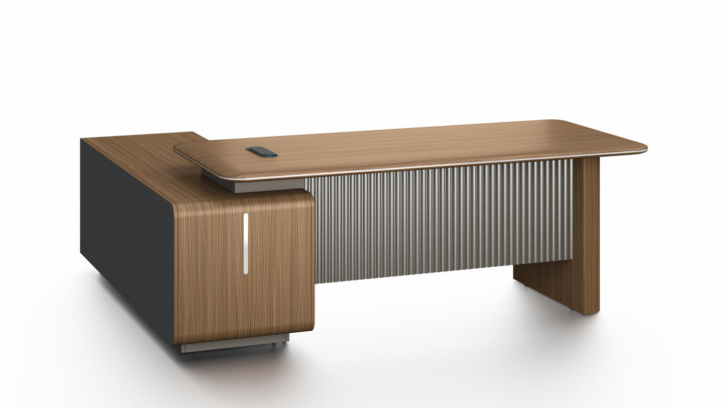 ESCRITORIO EJECUTIVO EN L DE 2.60 MODELO FFN-1226