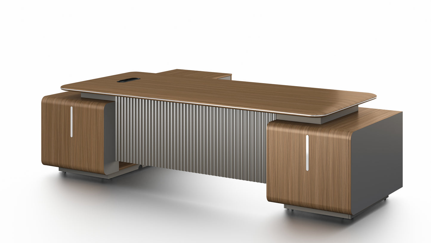 ESCRITORIO EJECUTIVO EN L DE 2.40 MODELO FFN-1224