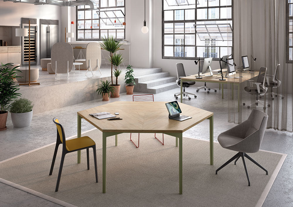 Mesa Pentagonal De Usos Mixtos, Isla Hexa