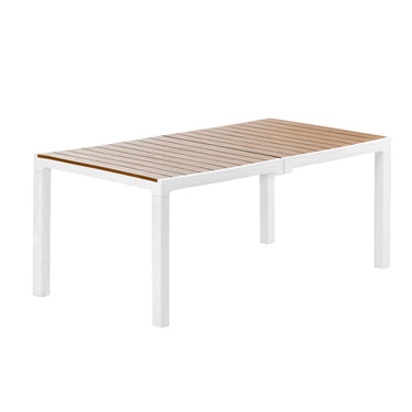 Mesa Minimalista Rectangular En Polipropileno