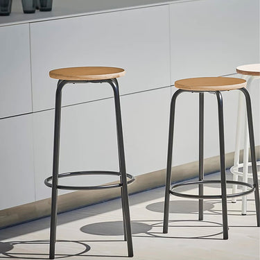 BANCO DE LABORATORIO PINTADO, ASIENTO DE TRIPLAY