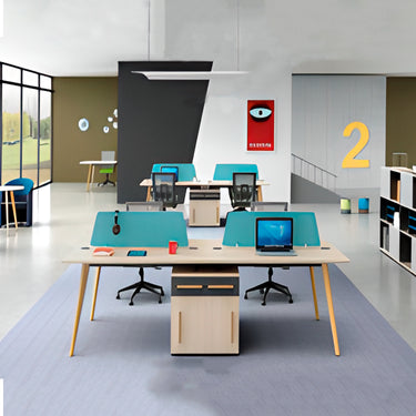 ESTACION DE TRABAJO CON MAMPARAS FIRENZA FLY (FF-512)