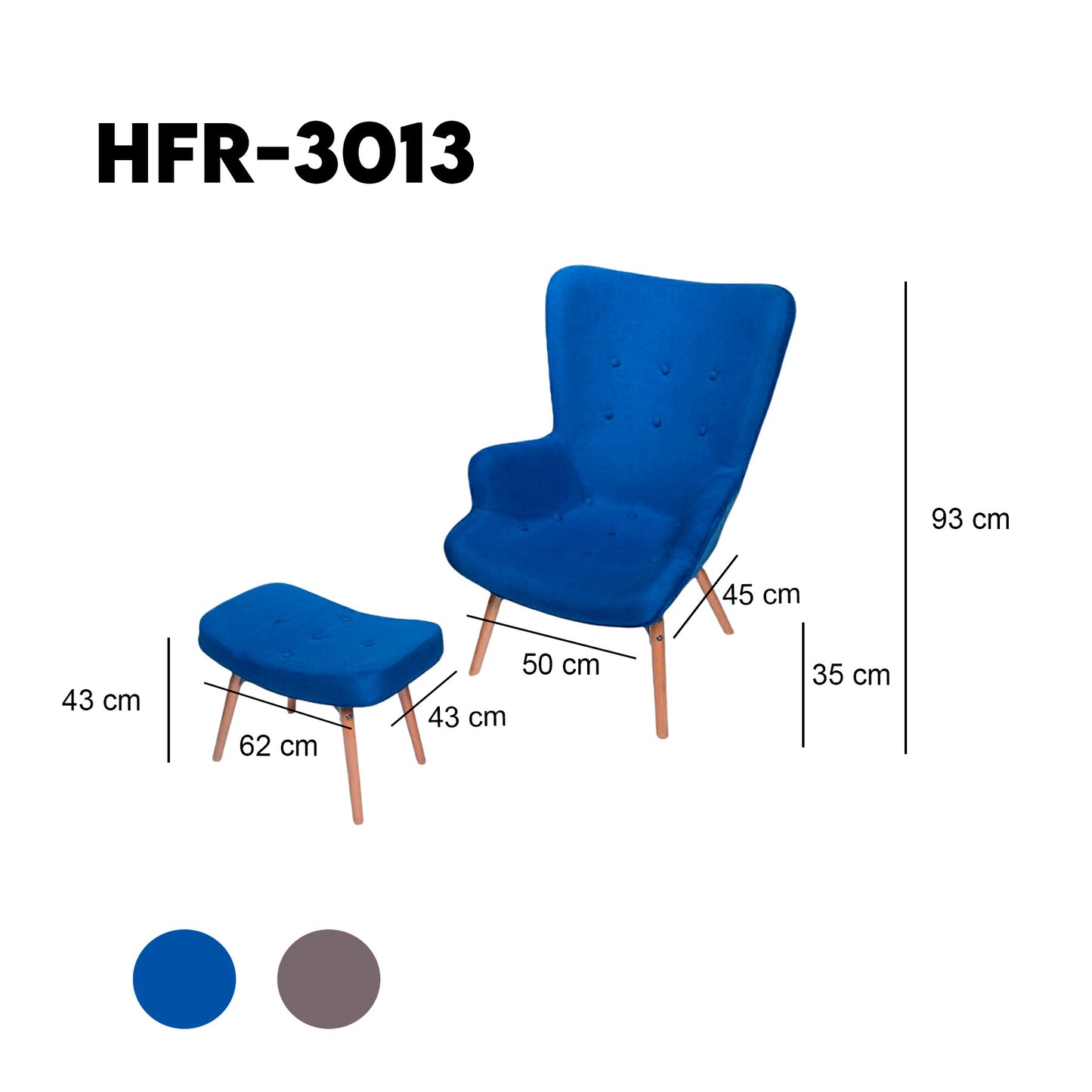 SILLON CONFORT CON REPOSAPIÉS