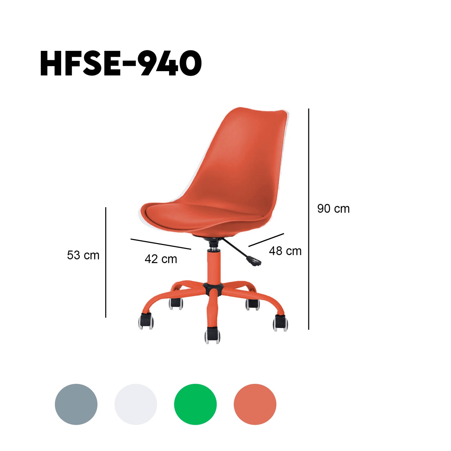 Silla Moderna De Oficina O Escritorio Ergonomica (HFR-940)