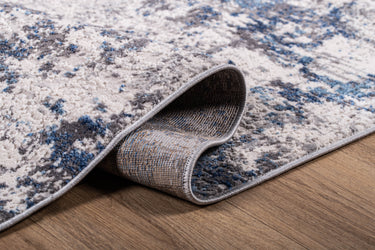 TAPETE NIDA U2011 AZUL CREMA DE 160X230