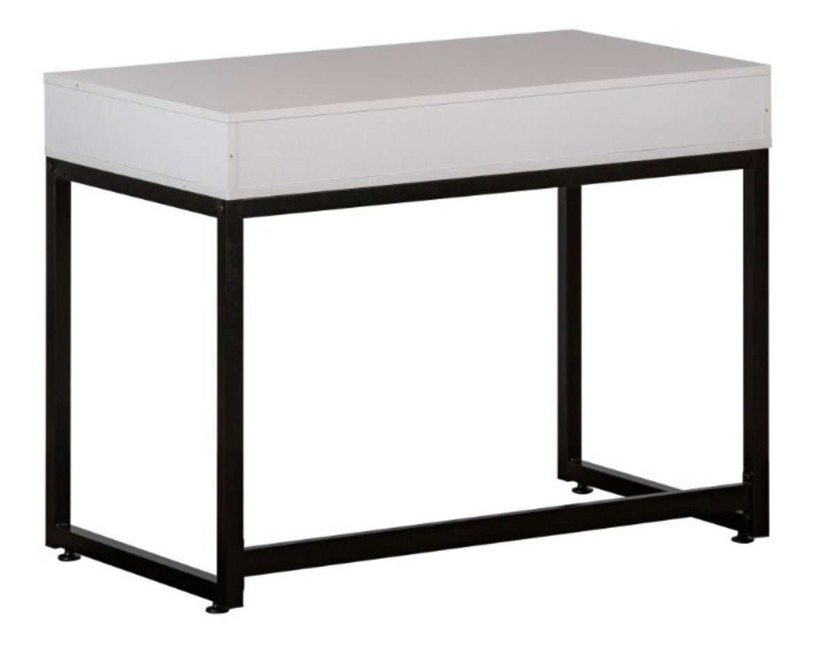 ESCRITORIO BLANCO 2 CAJONES - manueldelgado