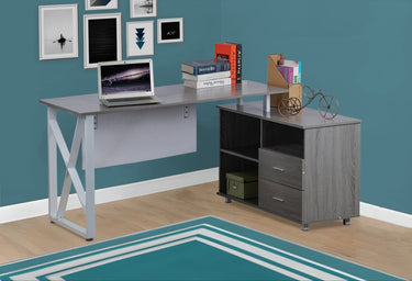 ESCRITORIO EN L CON CREDENZA BAJA - manueldelgado