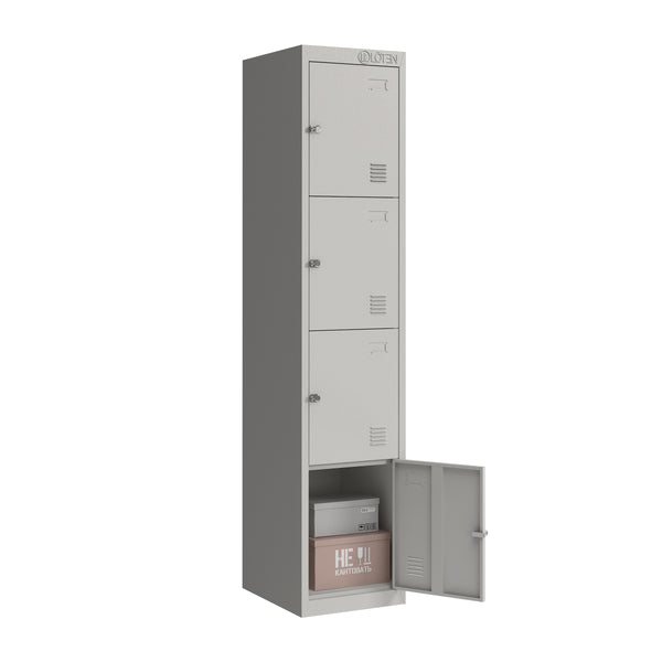 LOCKER METALICO 4 PUERTAS