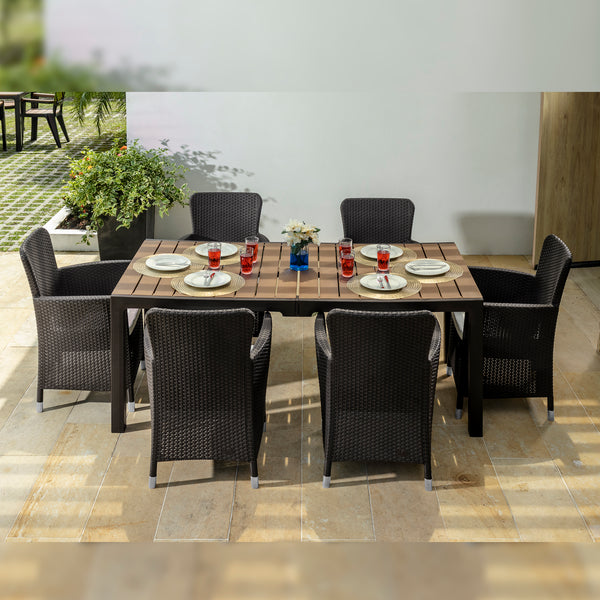 Comedor de  6 puestos para exterior